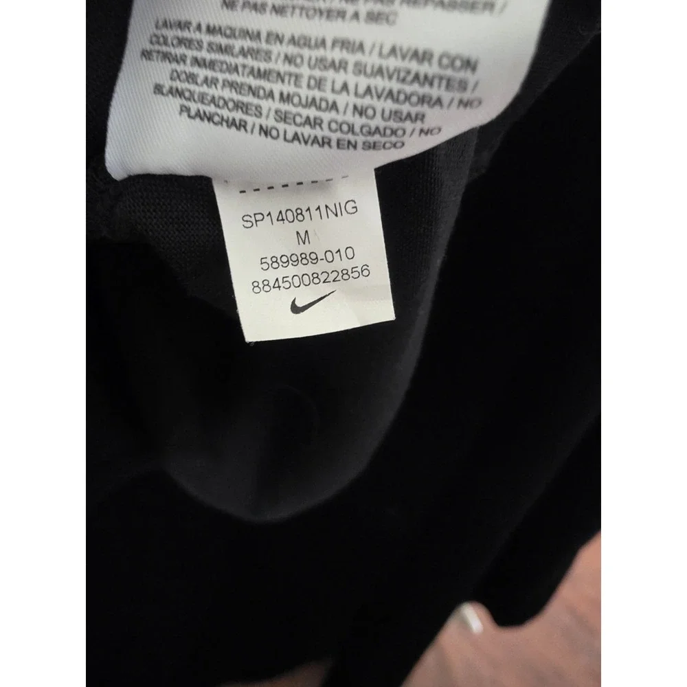 Nike Just Do It womens Slim Fit Short Sleeve v neck T shirt Size M